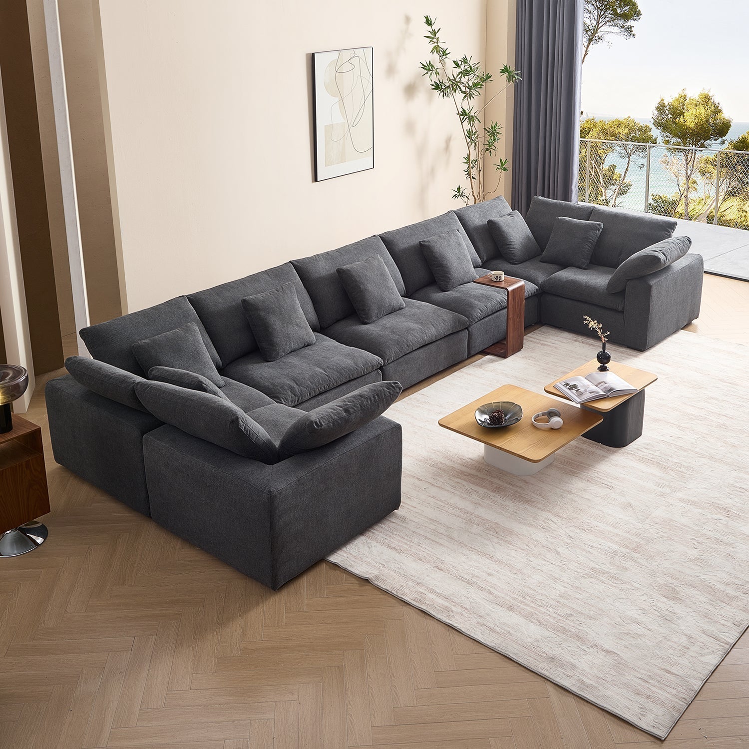 Tivoli Cloud U Closed Sectional