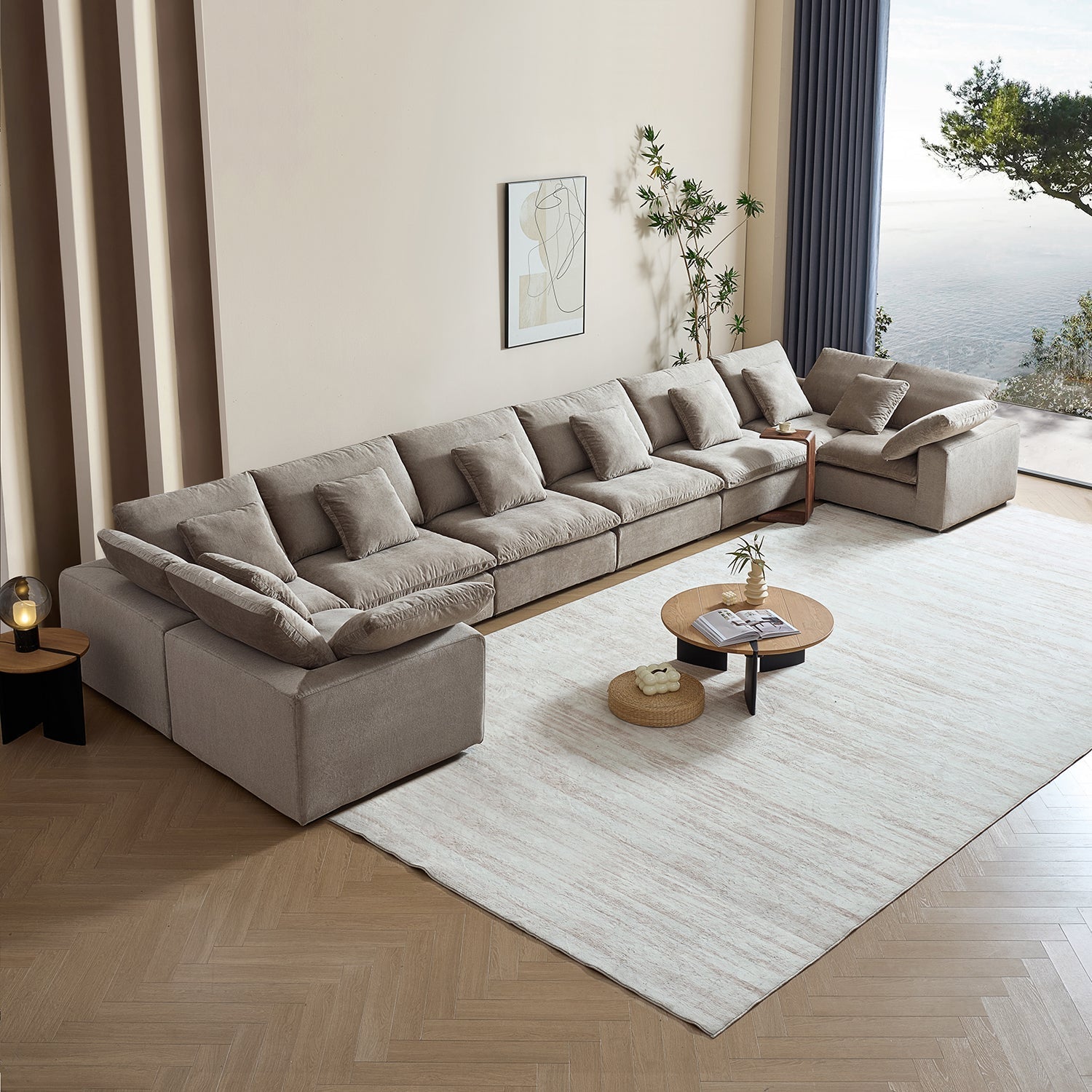 Tivoli Cloud U Closed Sectional
