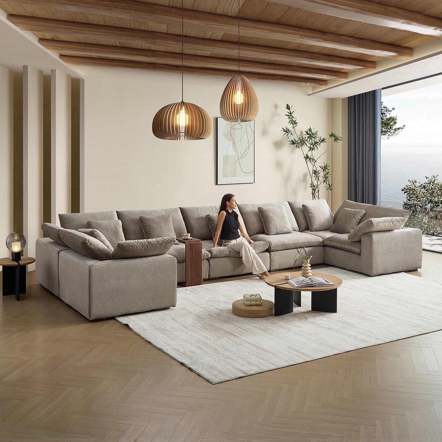 Tivoli Cloud U Closed Sectional