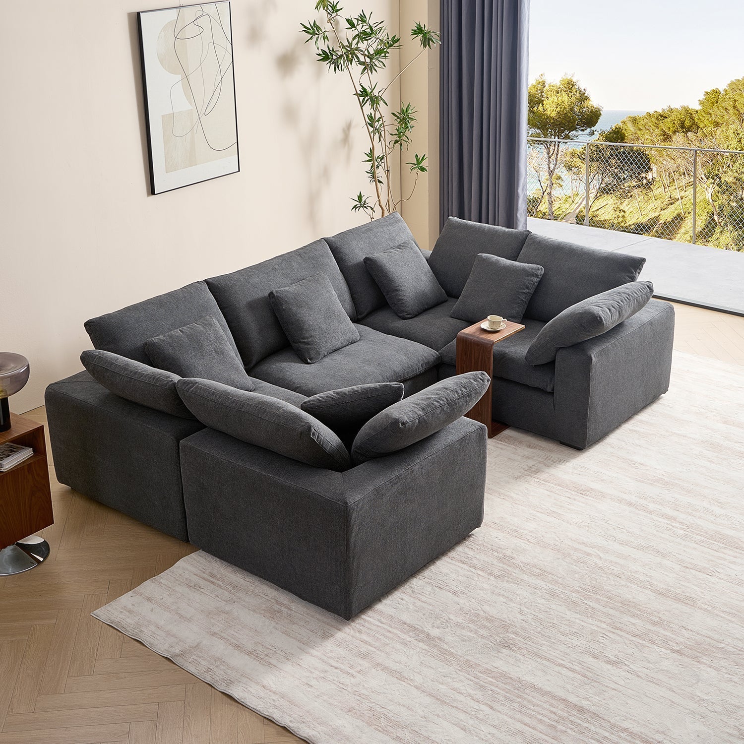 Tivoli Cloud U Closed Sectional