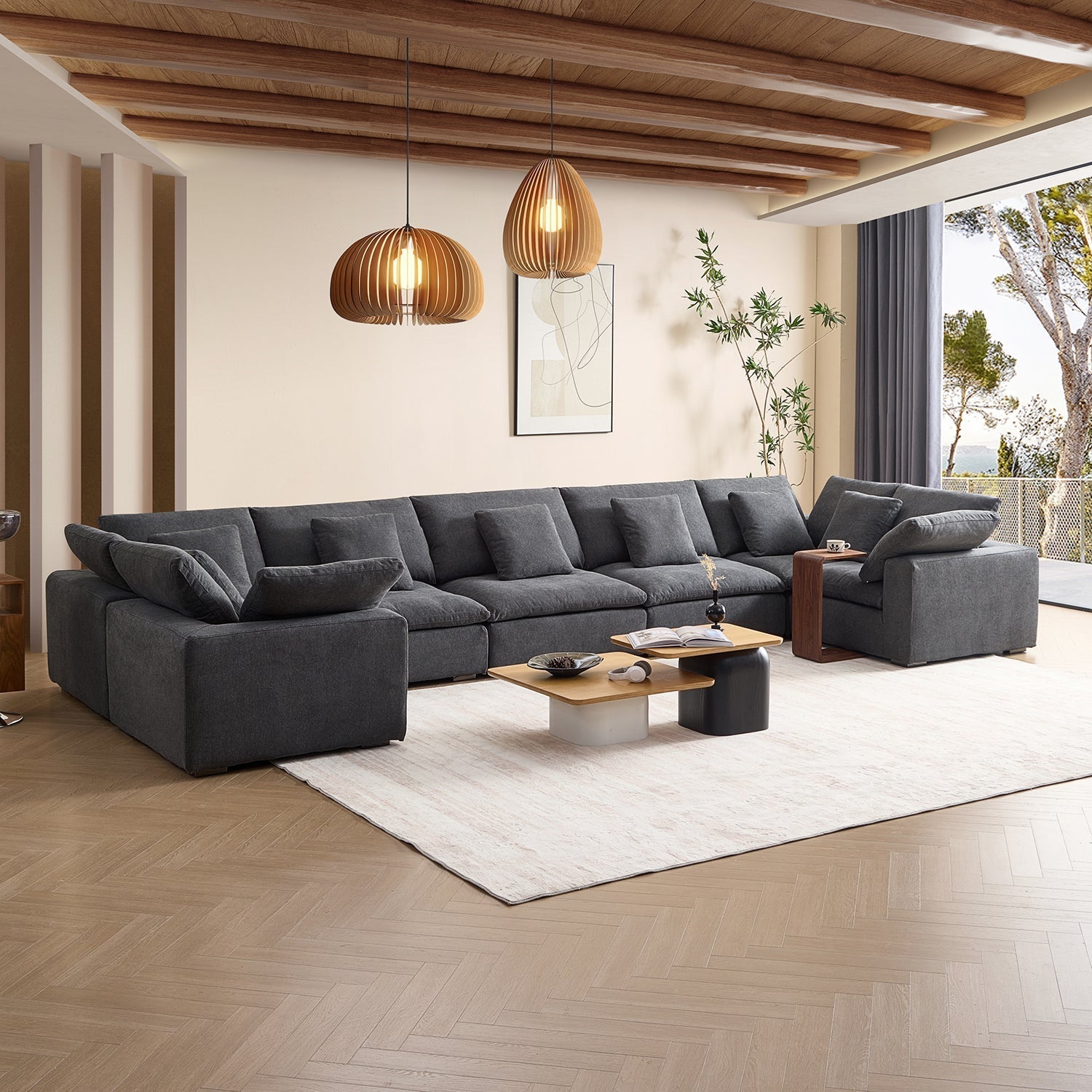 Tivoli Cloud U Closed Sectional