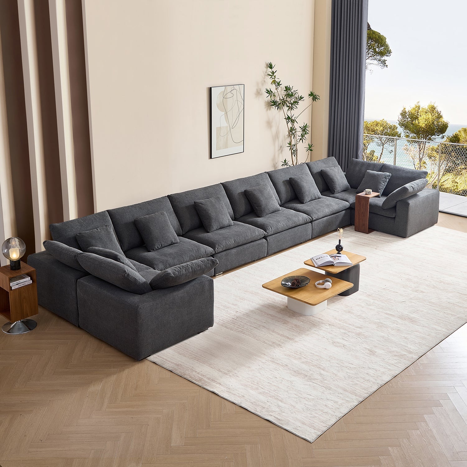 Tivoli Cloud U Closed Sectional