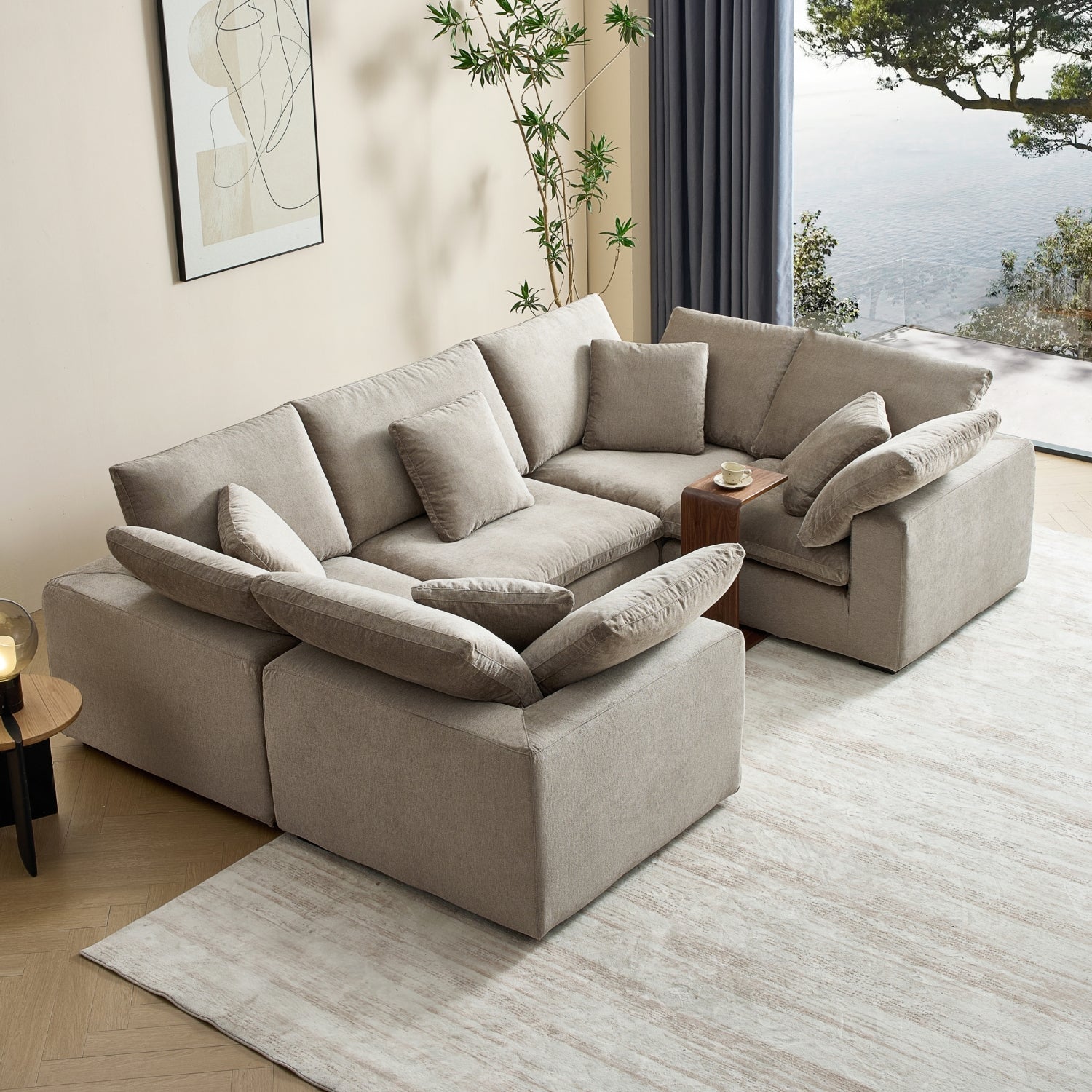 Tivoli Cloud U Closed Sectional