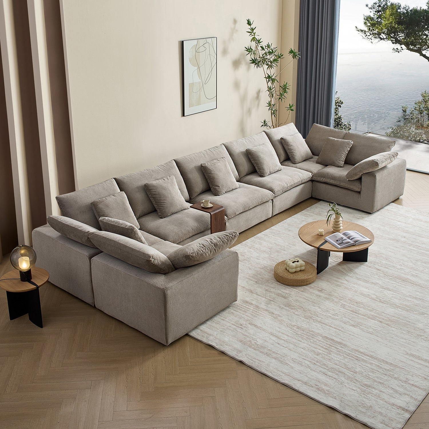 Tivoli Cloud U Closed Sectional