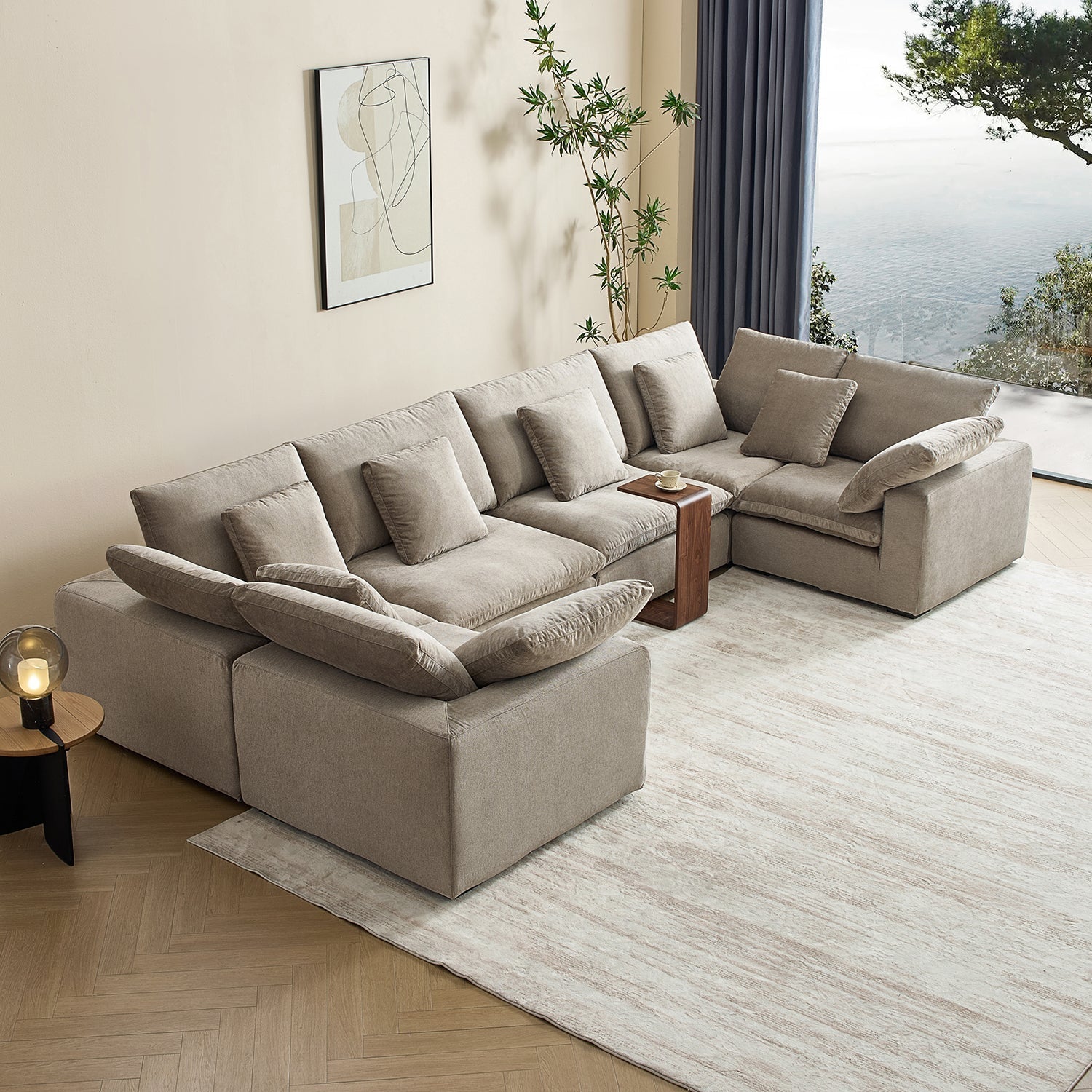 Tivoli Cloud U Closed Sectional