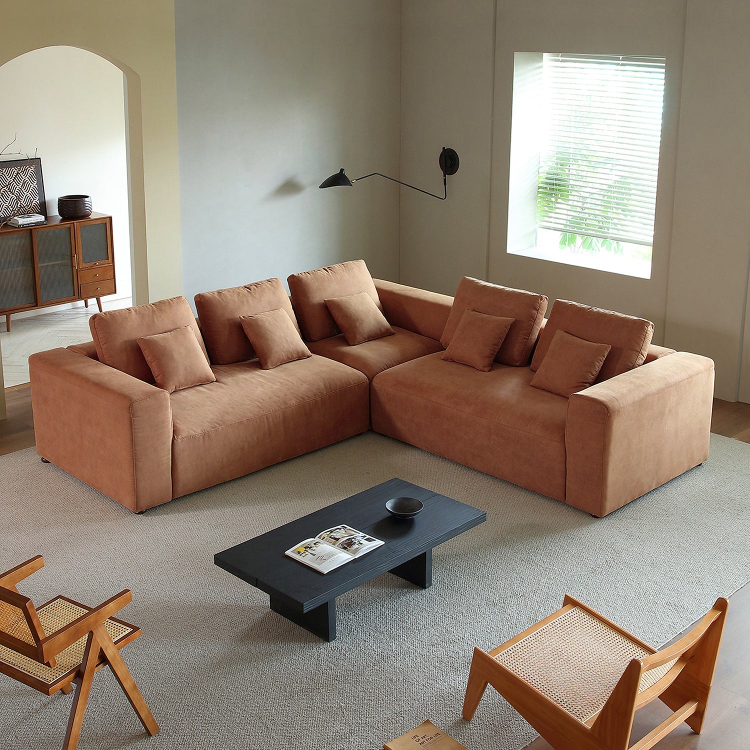 The 5th Closed L Sectional, sectional, Foundry | Valyou Furniture 