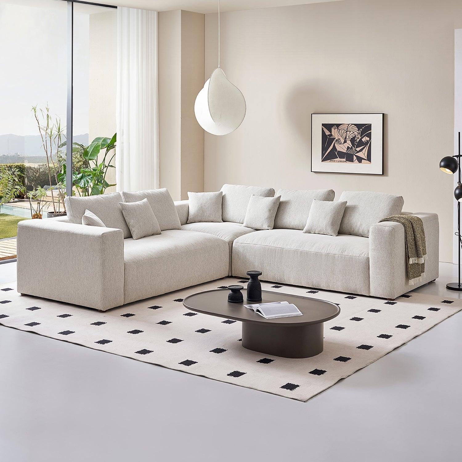 The 5th Closed L Sectional, sectional, Foundry | Valyou Furniture 