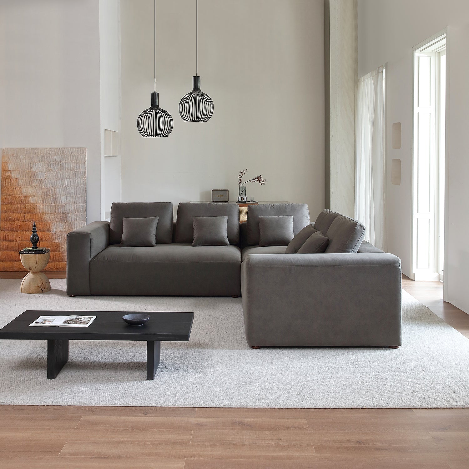 The 5th Closed L Sectional, sectional, Foundry | Valyou Furniture 