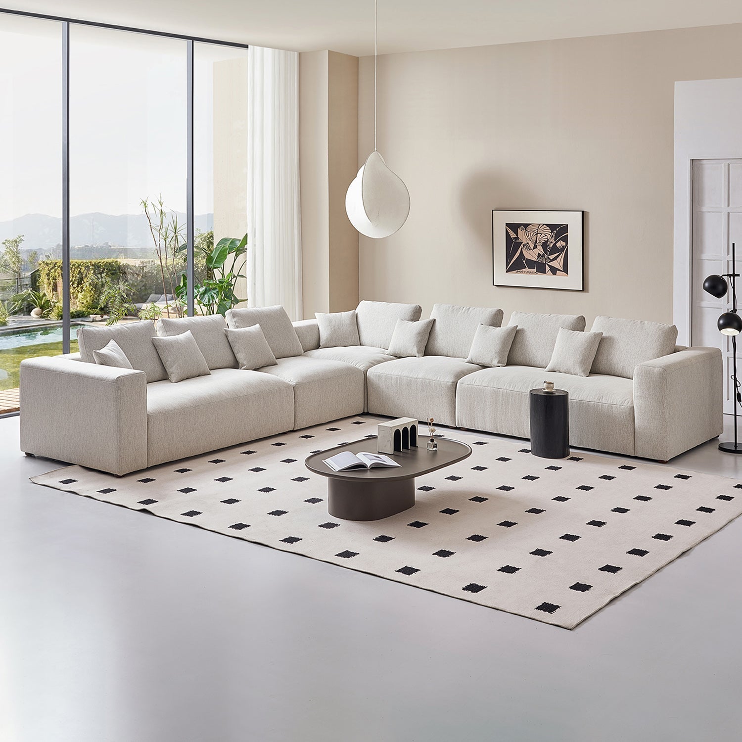 The 5th Closed L Sectional, sectional, Foundry | Valyou Furniture 