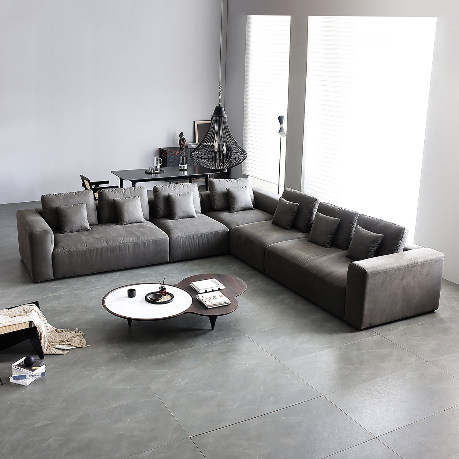 The 5th Closed L Sectional, sectional, Foundry | Valyou Furniture 