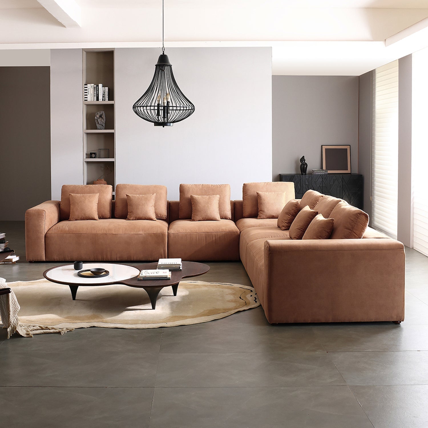 The 5th Closed L Sectional, sectional, Foundry | Valyou Furniture 