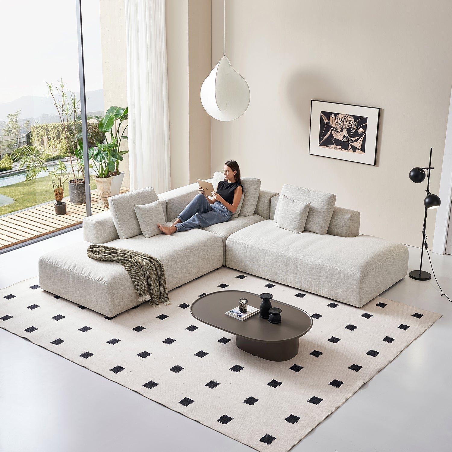 The 5th Open L Sectional, sectional, Foundry | Valyou Furniture