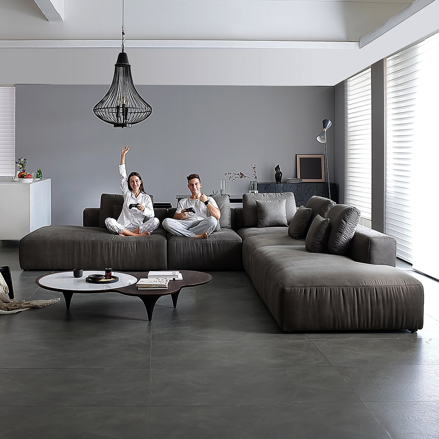 The 5th Open L Sectional, sectional, Foundry | Valyou Furniture 