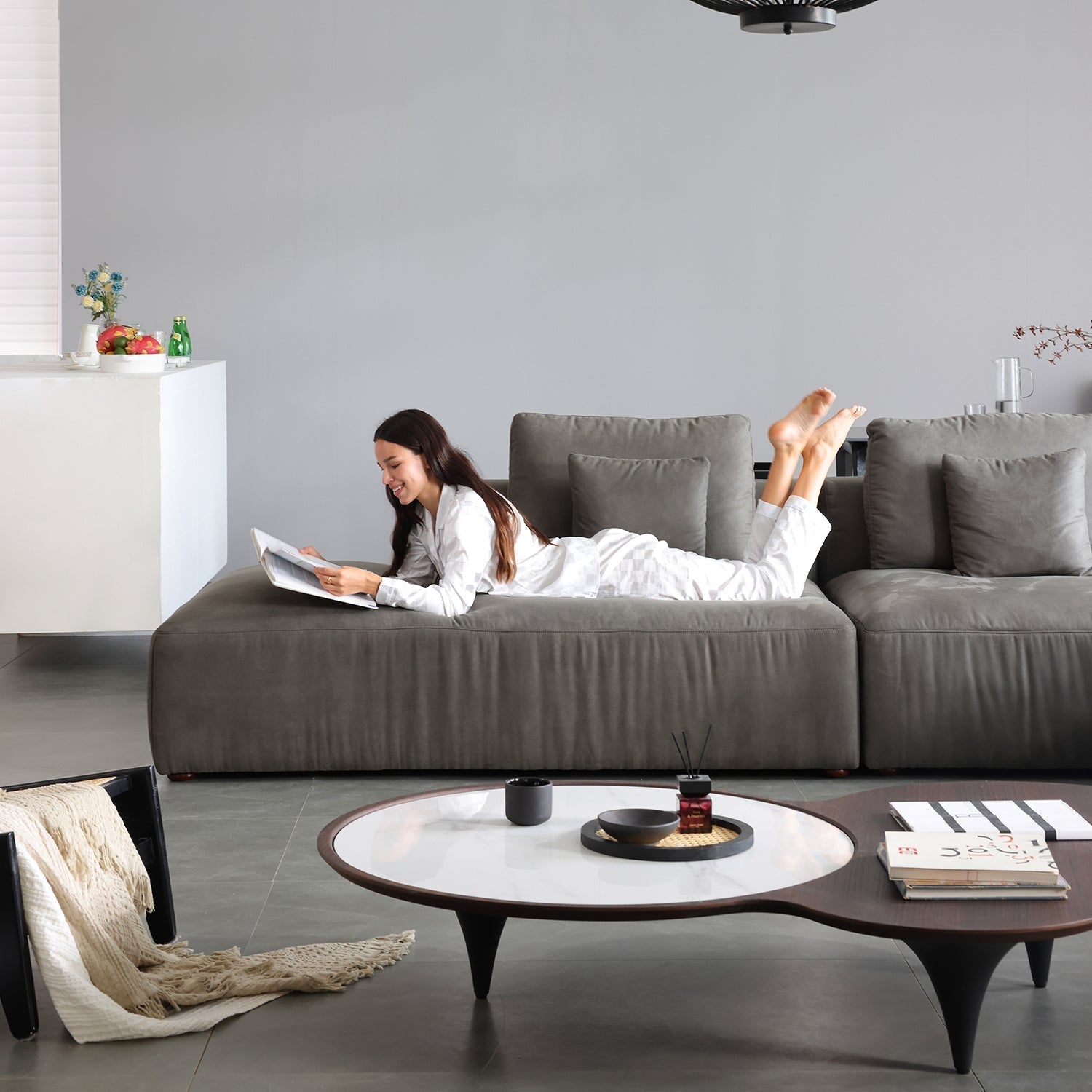 The 5th Open L Sectional, sectional, Foundry | Valyou Furniture