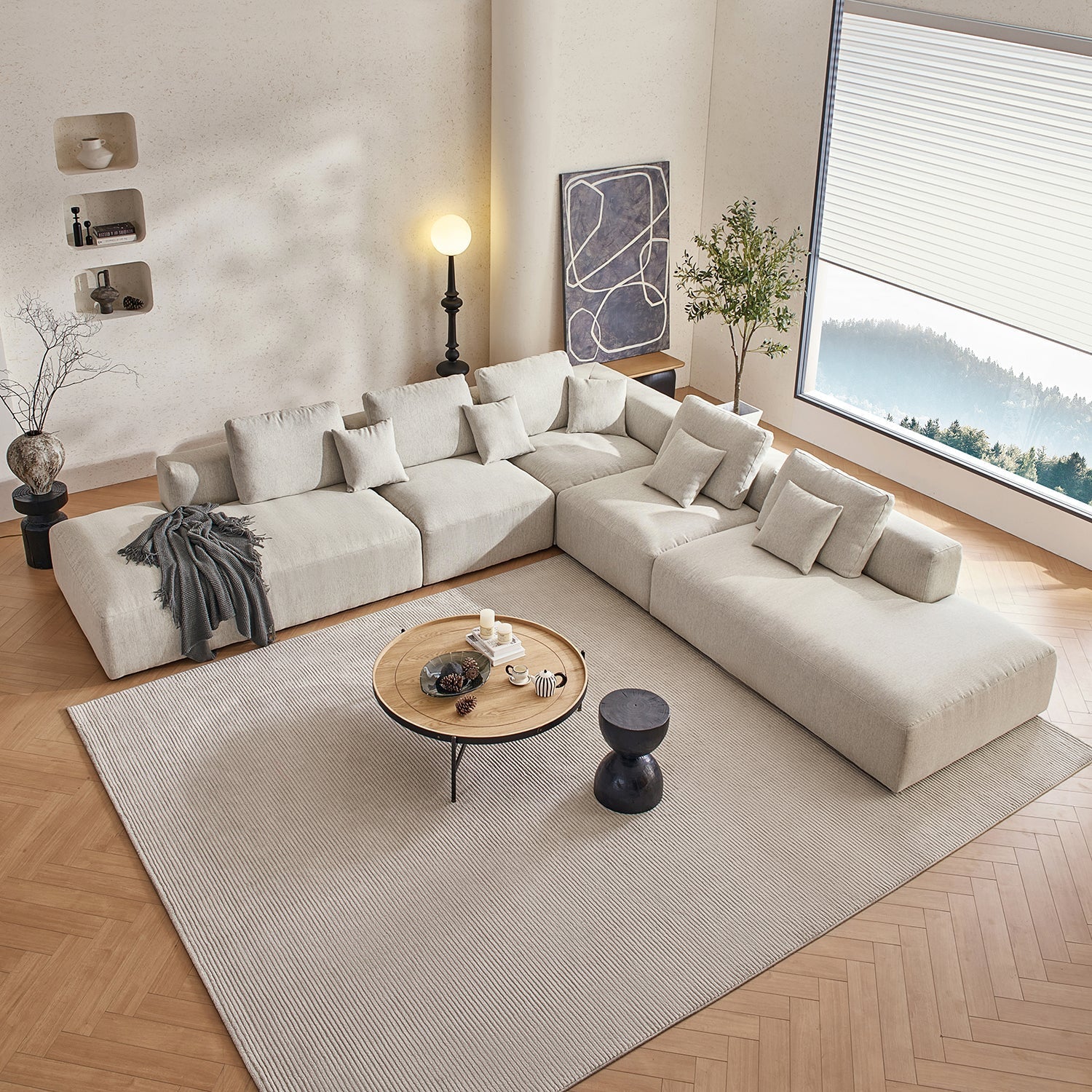 The 5th Open L Sectional, sectional, Foundry | Valyou Furniture