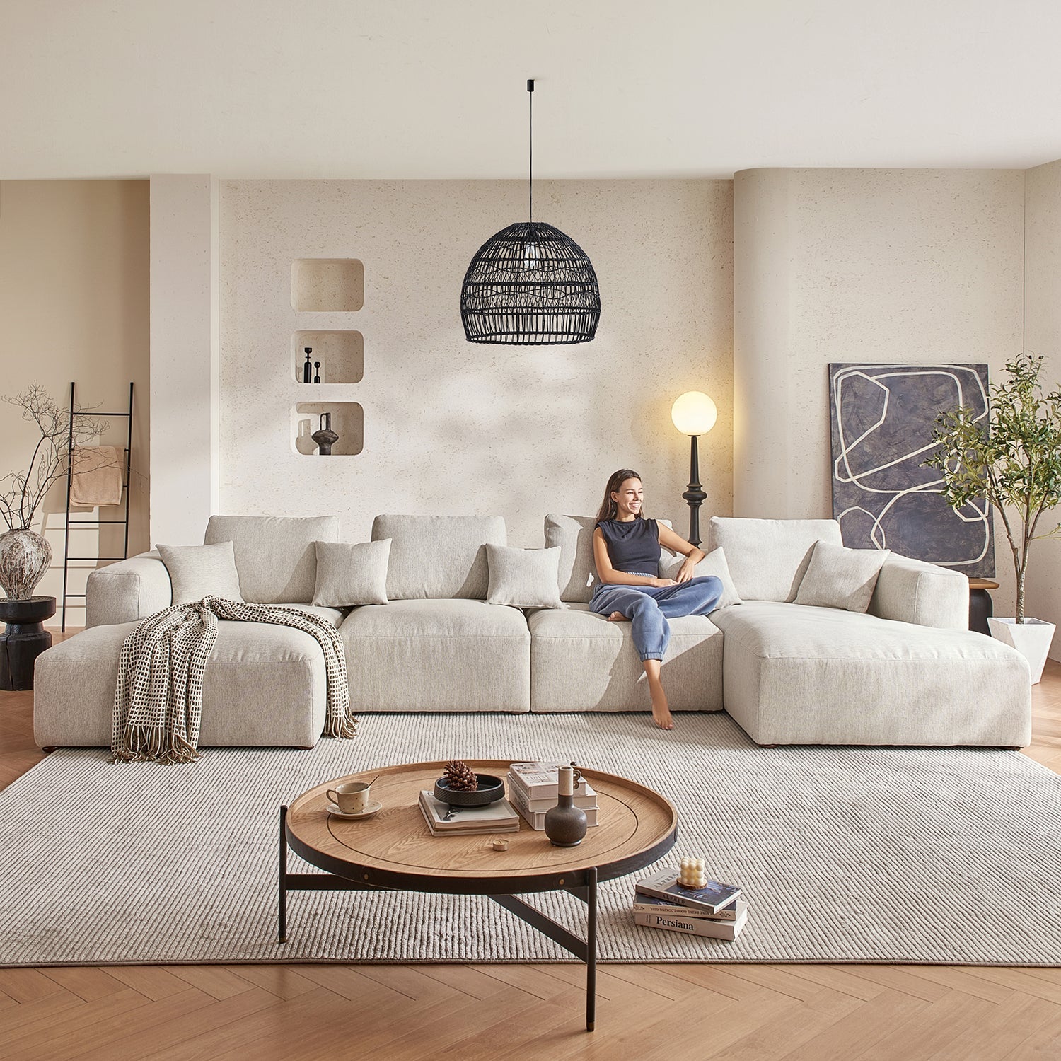 The 5th U Sectional, sectional, Foundry | Valyou Furniture 