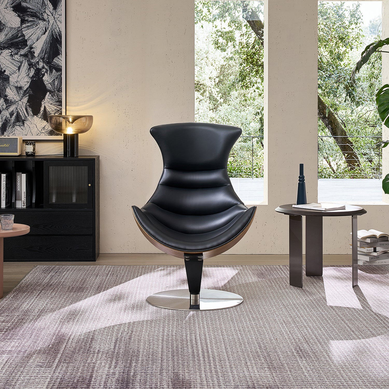 The Avant Glide Chair and Ottoman