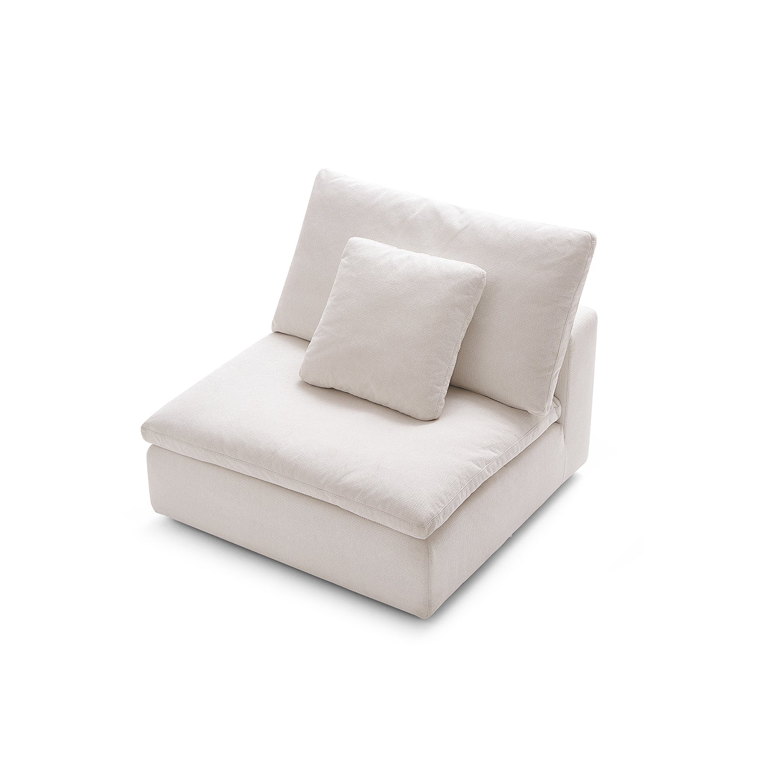 Modular - Tivoli Cloud Couch Armless Modular Seat - MC - Mario Capasa