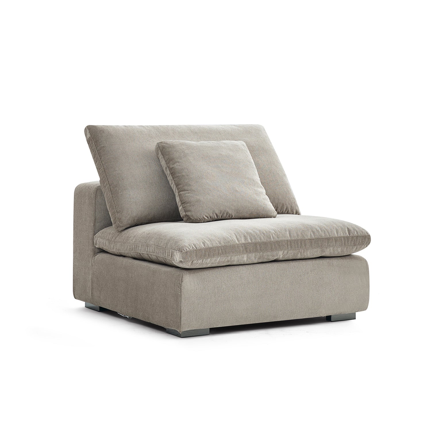 Modular - Tivoli Cloud Couch Armless Modular Seat - MC - Mario Capasa