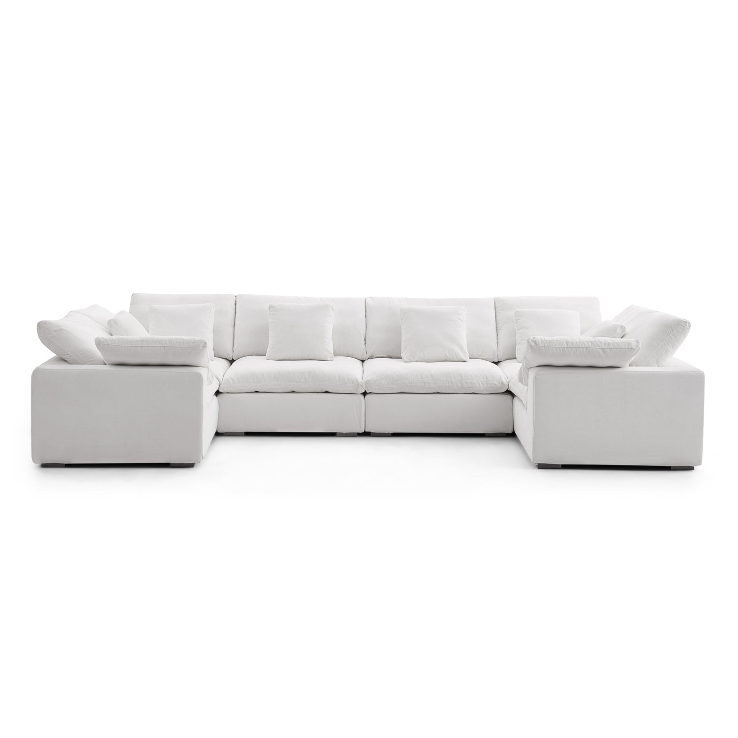 sectional - Hyperfoam Tivoli Cloud U Closed Sectional - MC - Mario Capasa