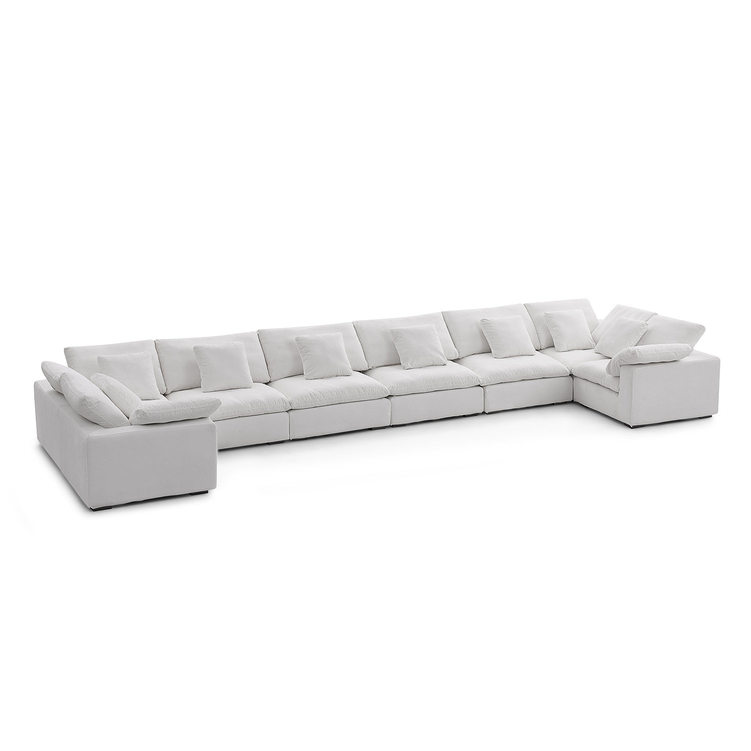 sectional - Hyperfoam Tivoli Cloud U Closed Sectional - MC - Mario Capasa