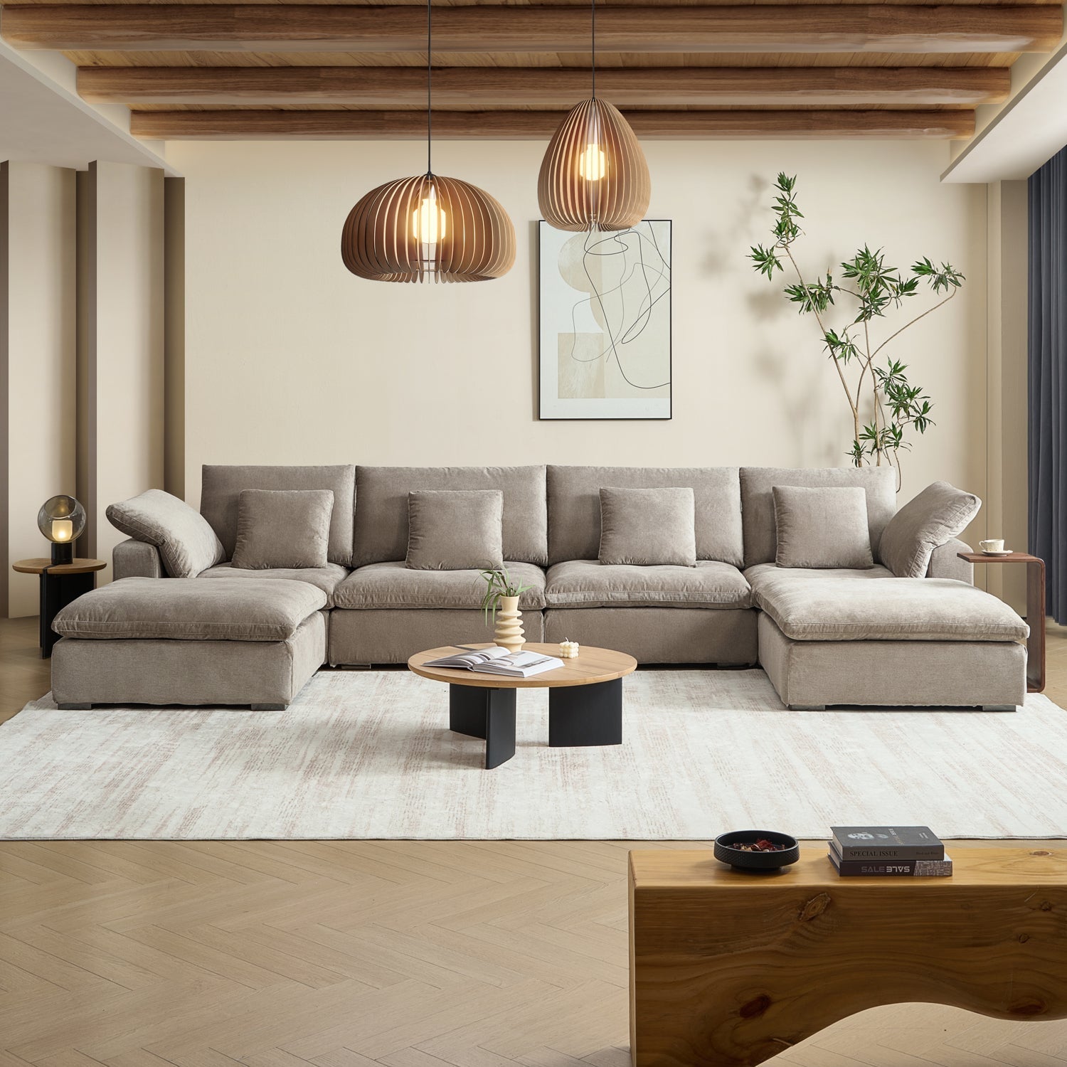 sectional - Tivoli Cloud U Sectional - MC - Mario Capasa