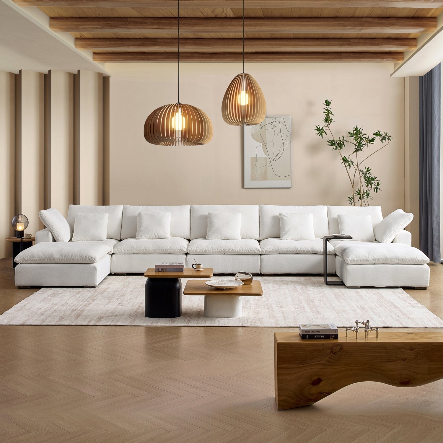 sectional - Hyperfoam Tivoli Cloud U Sectional - MC - Mario Capasa