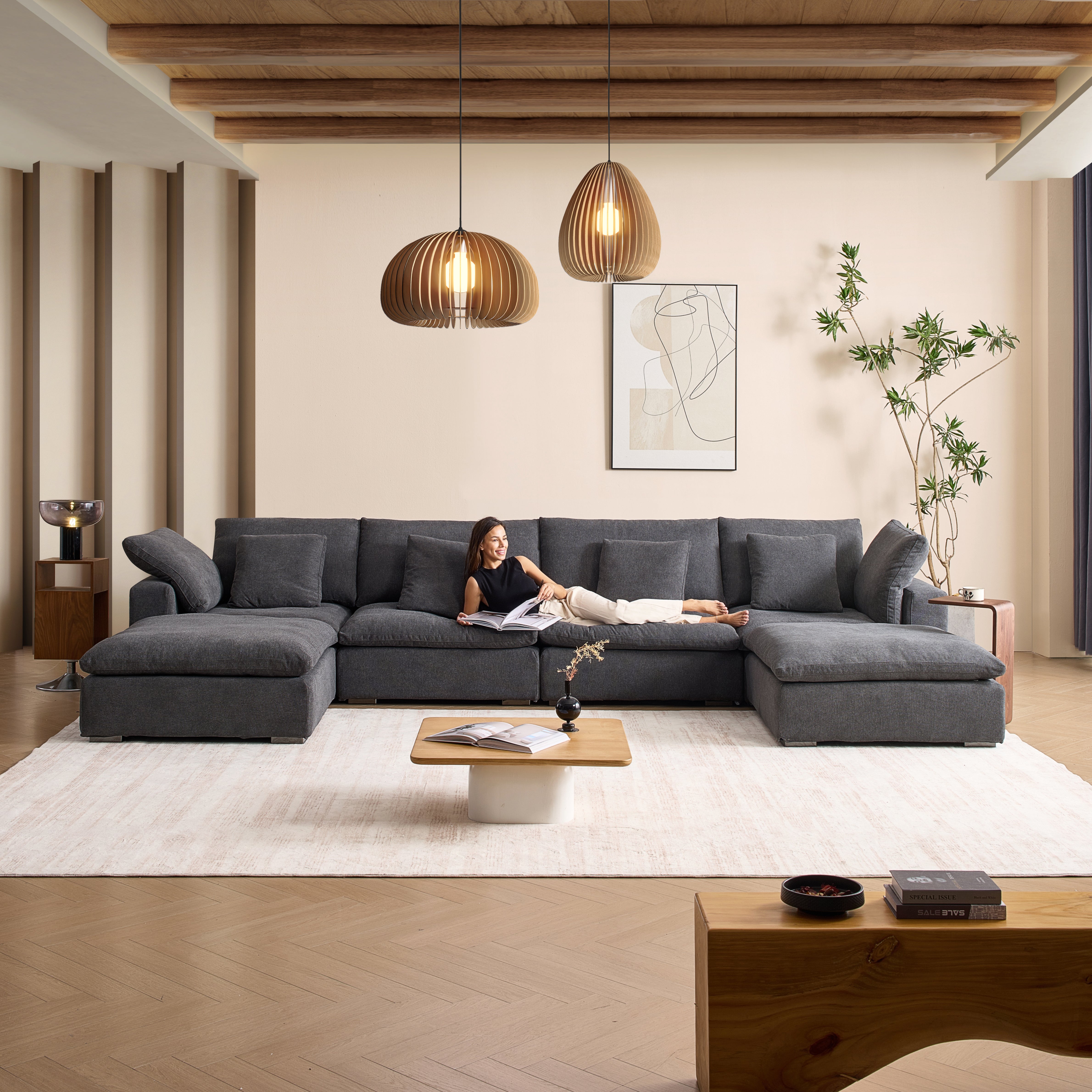 sectional - Tivoli Cloud U Sectional - MC - Mario Capasa