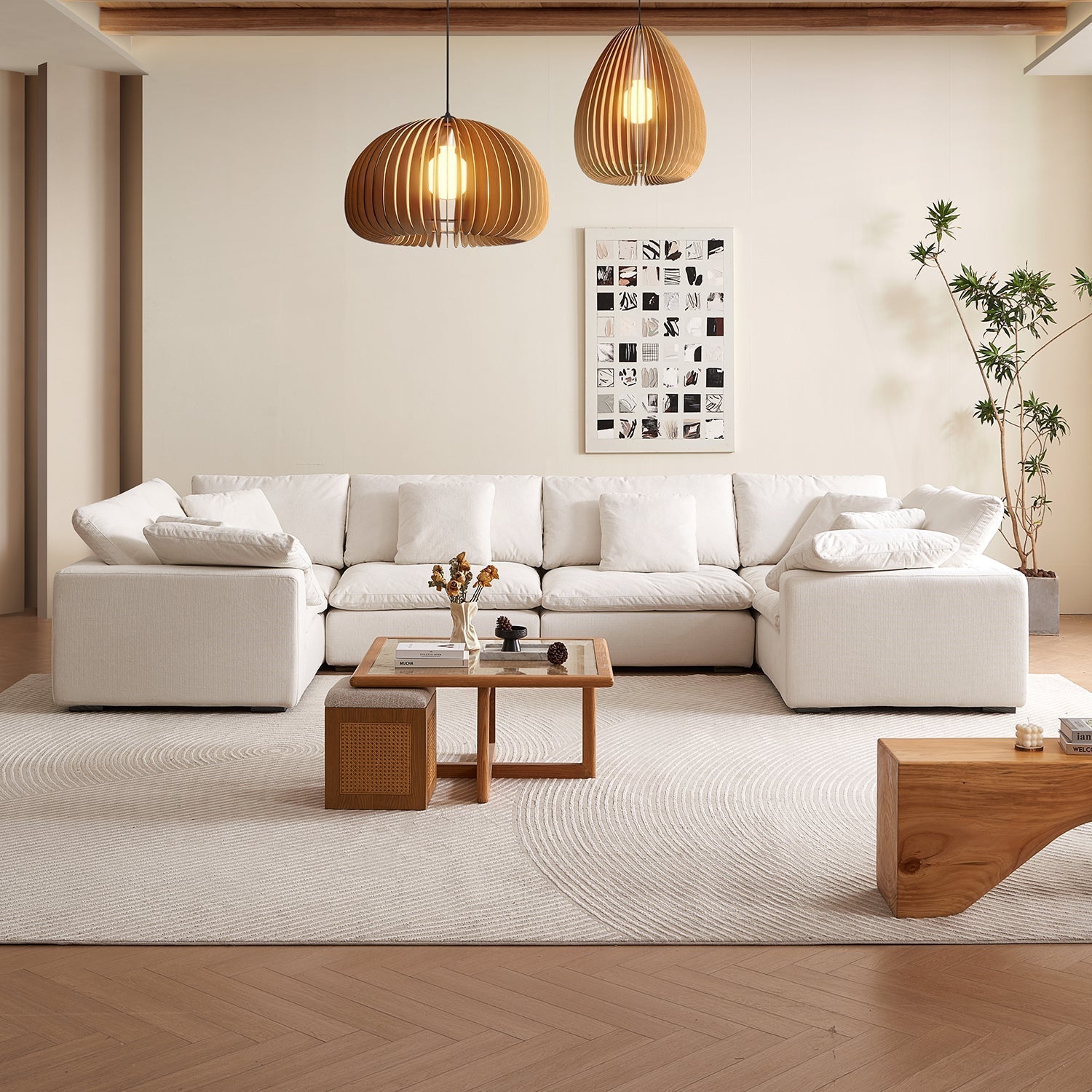 sectional - Tivoli Cloud U Closed Sectional - MC - Mario Capasa