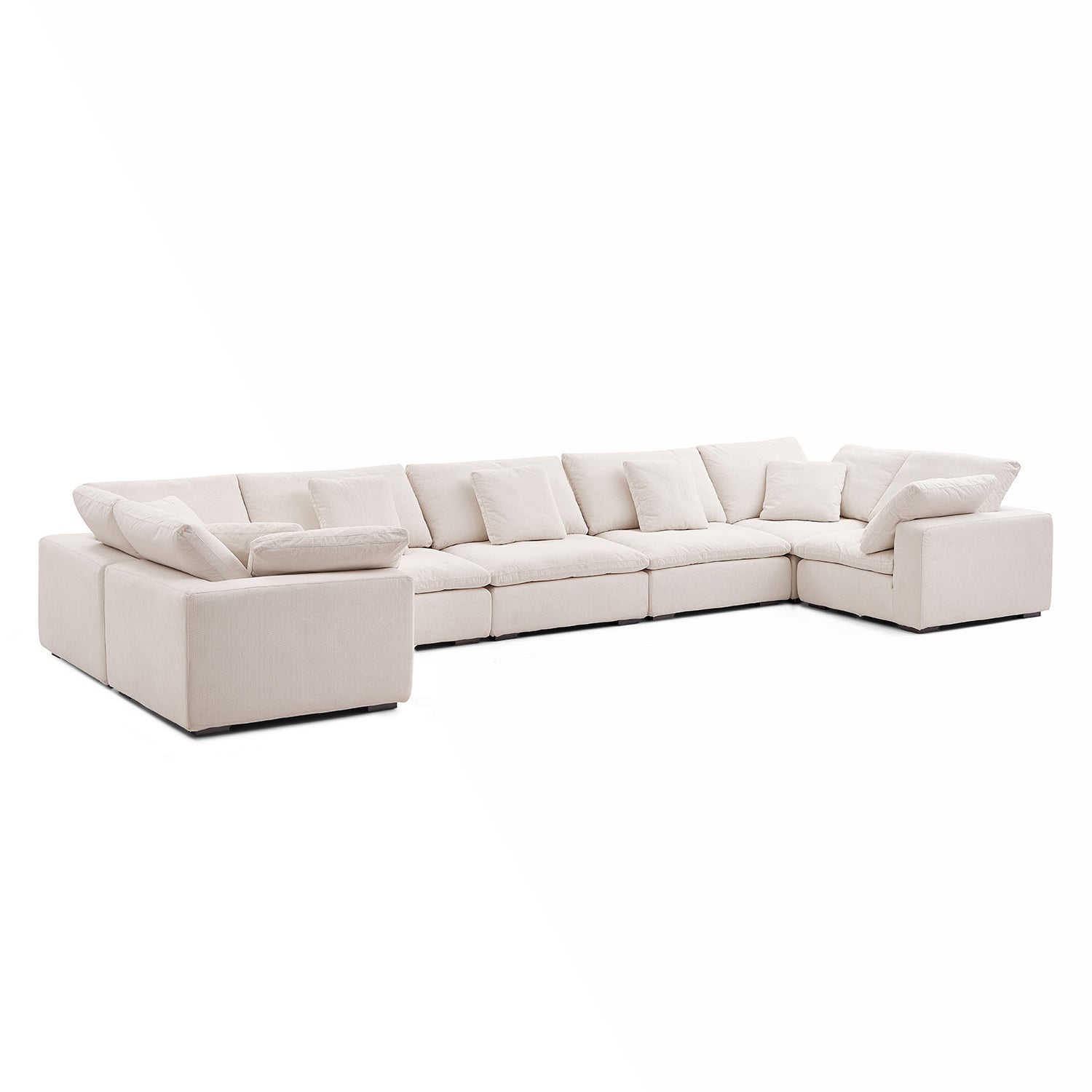 sectional - Tivoli Cloud U Closed Sectional - MC - Mario Capasa