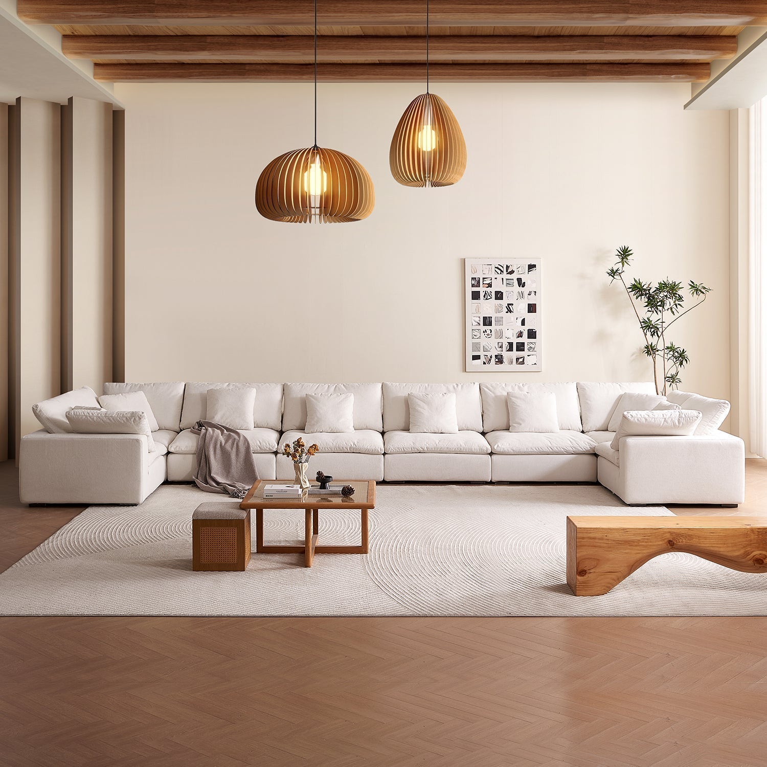 sectional - Tivoli Cloud U Closed Sectional - MC - Mario Capasa