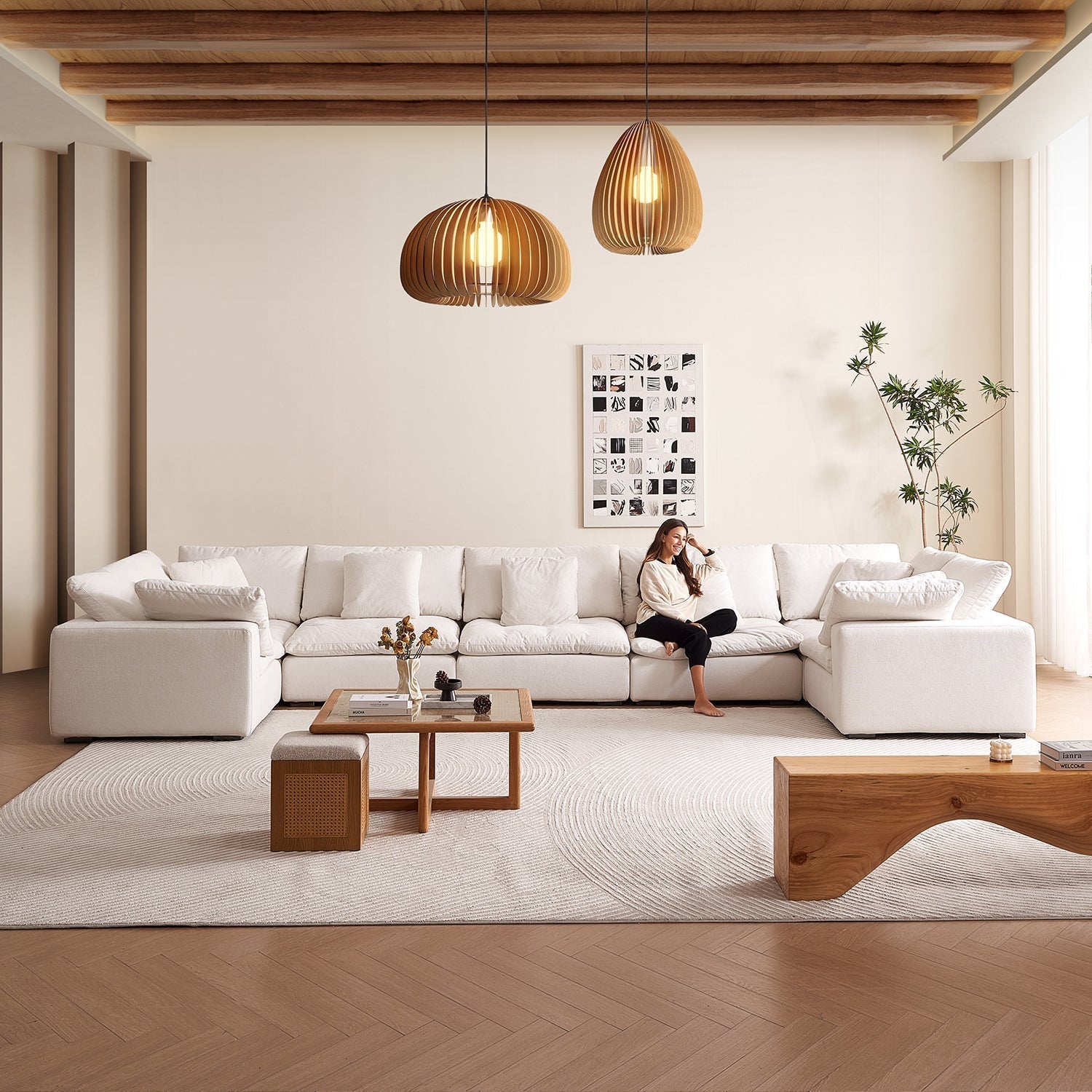 sectional - Tivoli Cloud U Closed Sectional - MC - Mario Capasa