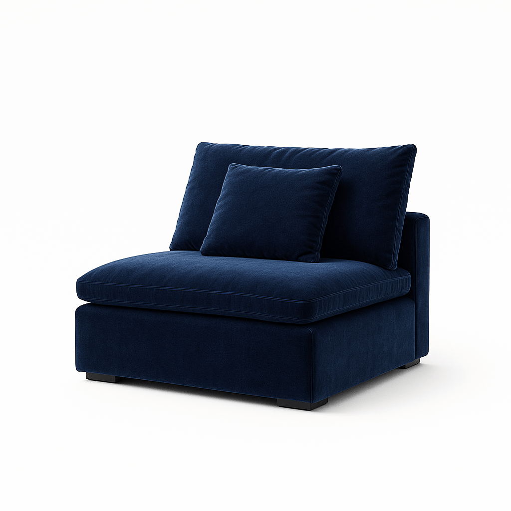 Modular - Tivoli Cloud Couch Armless Modular Seat - MC - Mario Capasa