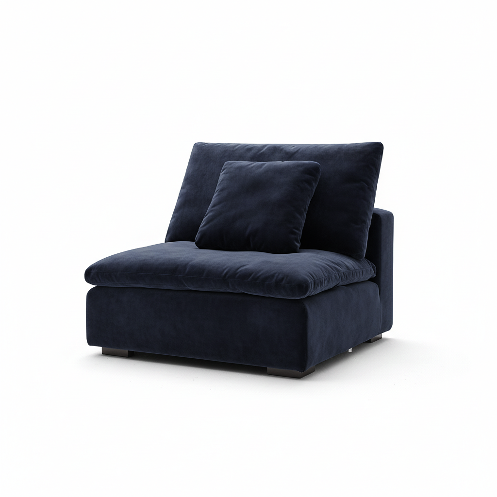 Modular - Tivoli Cloud Couch Armless Modular Seat - MC - Mario Capasa