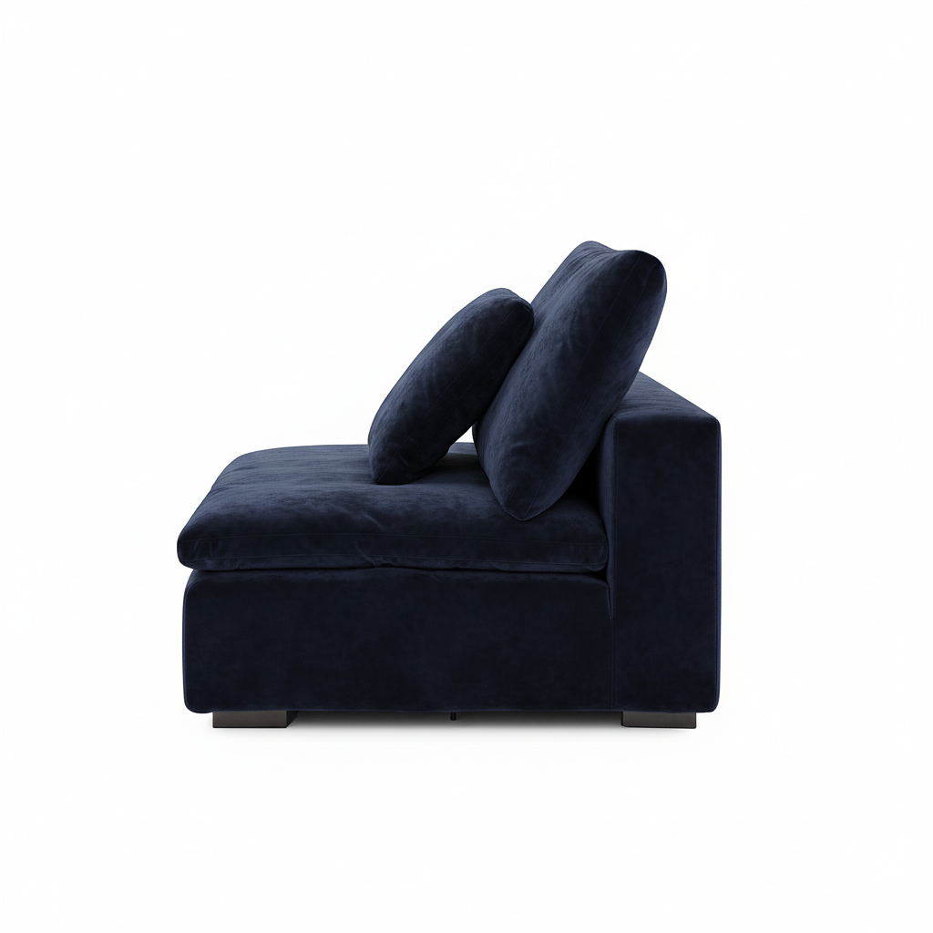 Modular - Tivoli Cloud Couch Armless Modular Seat - MC - Mario Capasa