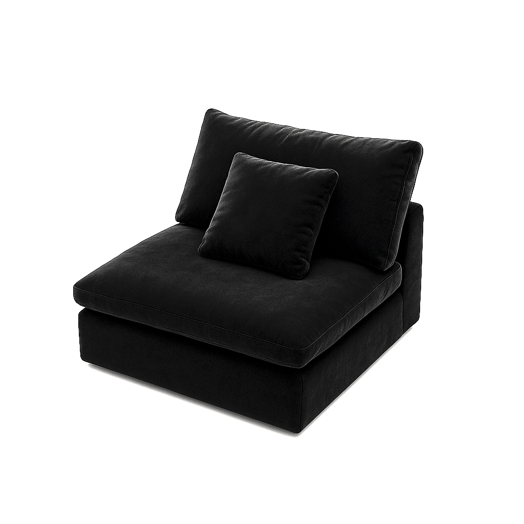 Modular - Tivoli Cloud Couch Armless Modular Seat - MC - Mario Capasa