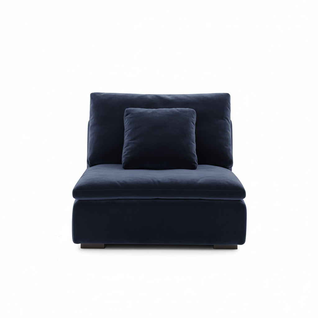 Modular - Tivoli Cloud Couch Armless Modular Seat - MC - Mario Capasa