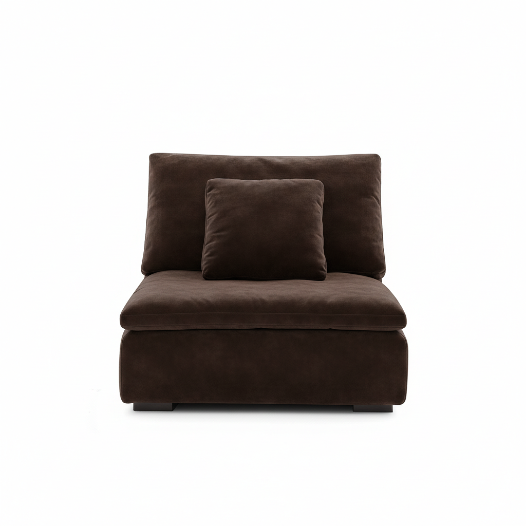 Modular - Tivoli Cloud Couch Armless Modular Seat - MC - Mario Capasa