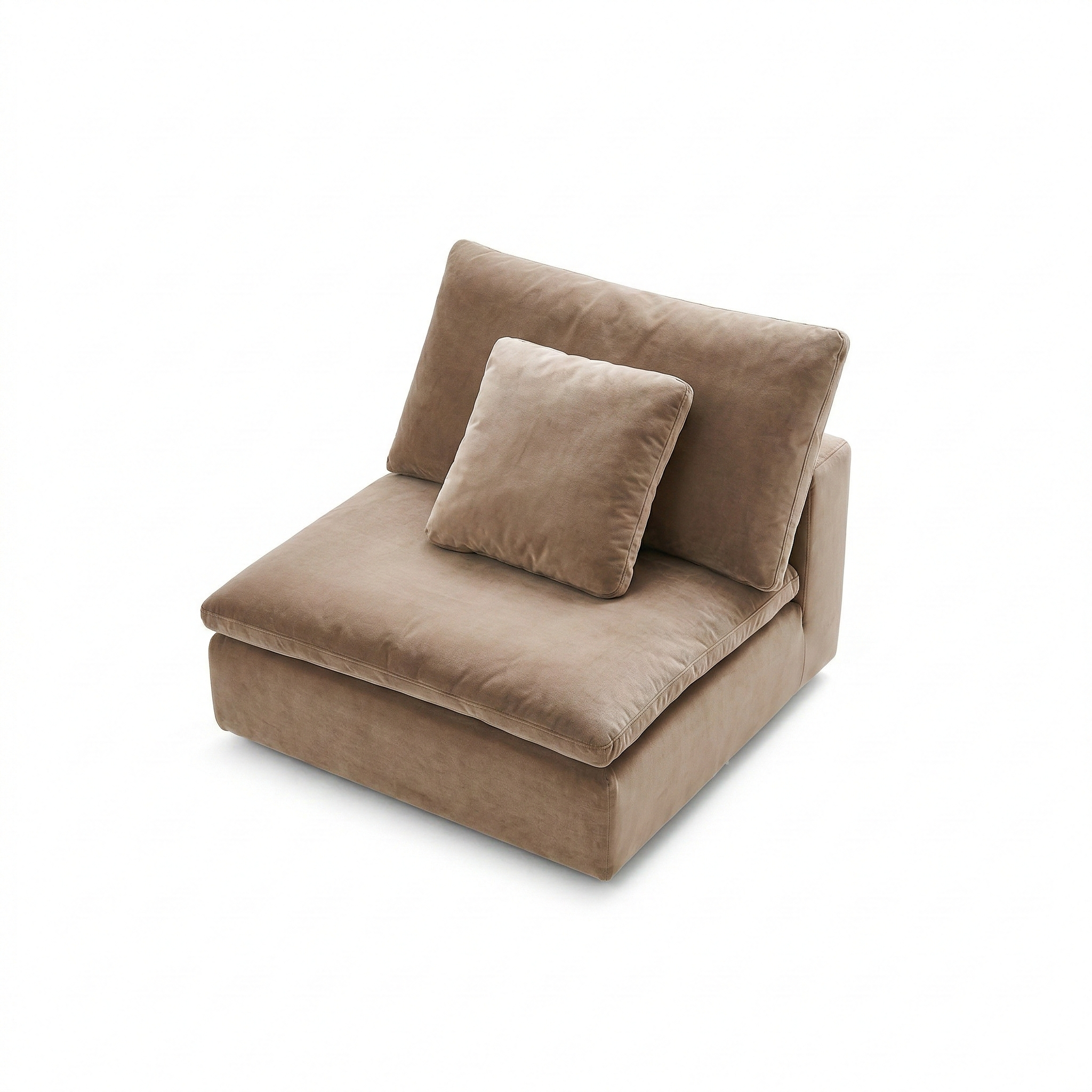 Modular - Tivoli Cloud Couch Armless Modular Seat - MC - Mario Capasa