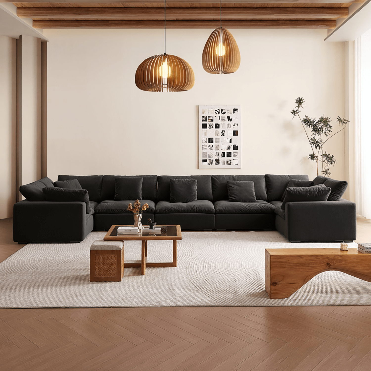 sectional - Tivoli Cloud U Closed Sectional - MC - Mario Capasa