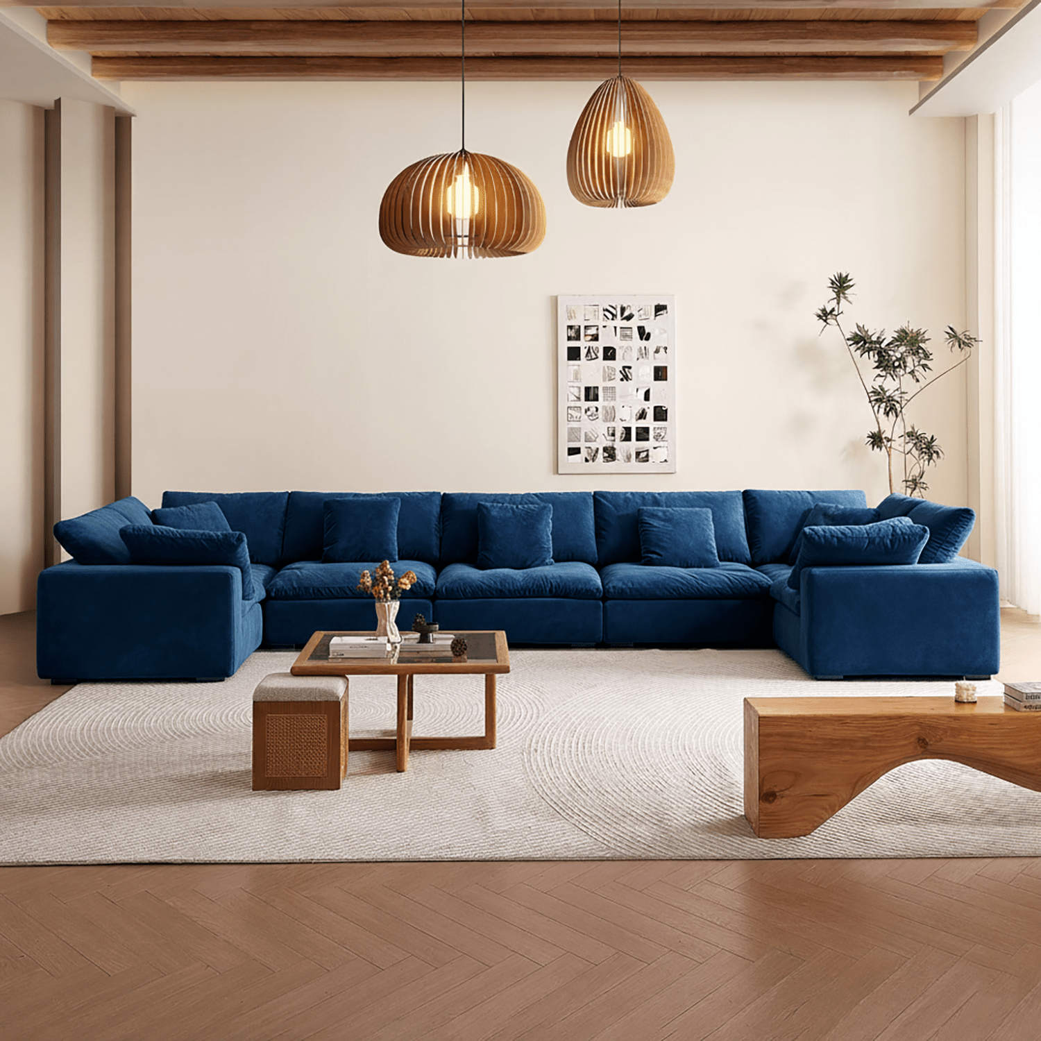 sectional - Tivoli Cloud U Closed Sectional - MC - Mario Capasa