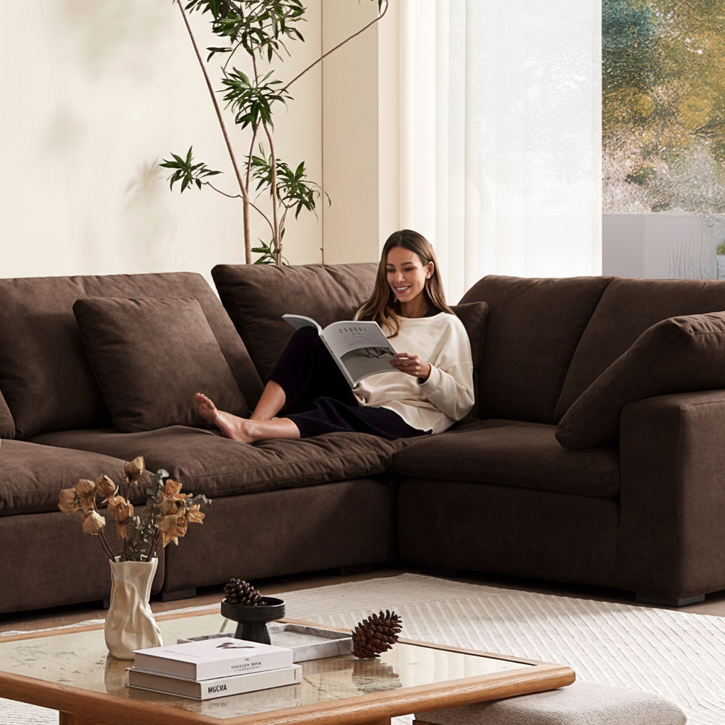 sectional - Tivoli Cloud U Closed Sectional - MC - Mario Capasa