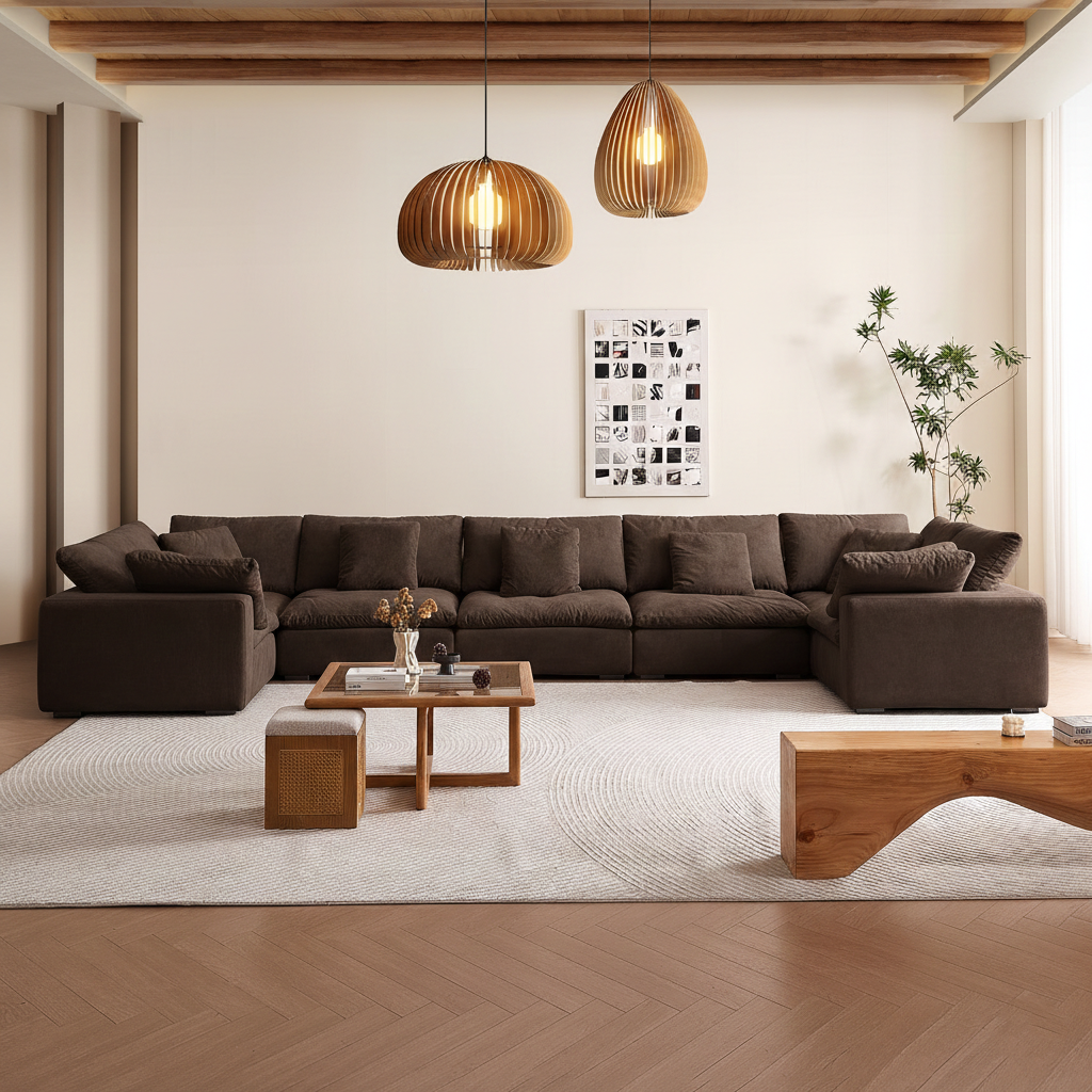 sectional - Tivoli Cloud U Closed Sectional - MC - Mario Capasa