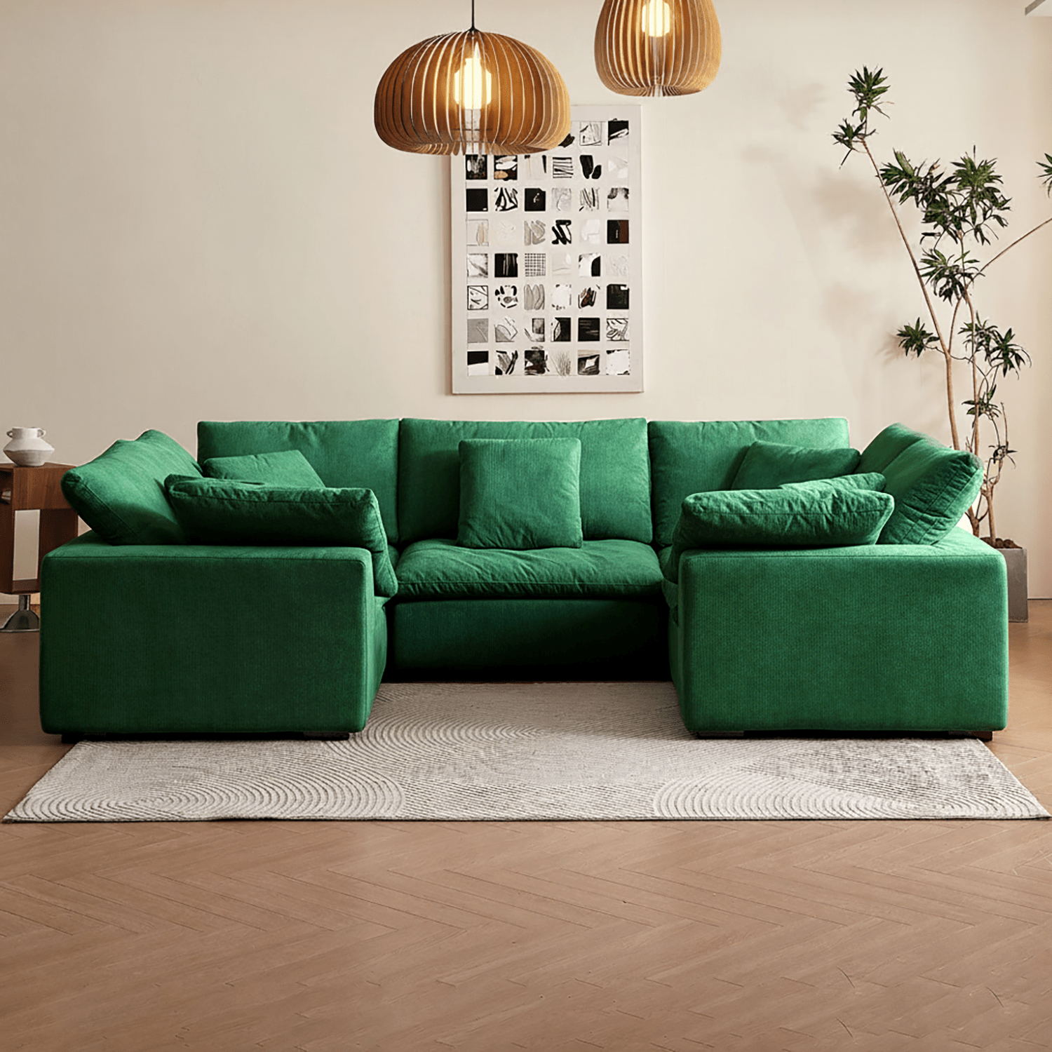 sectional - Tivoli Cloud U Closed Sectional - MC - Mario Capasa