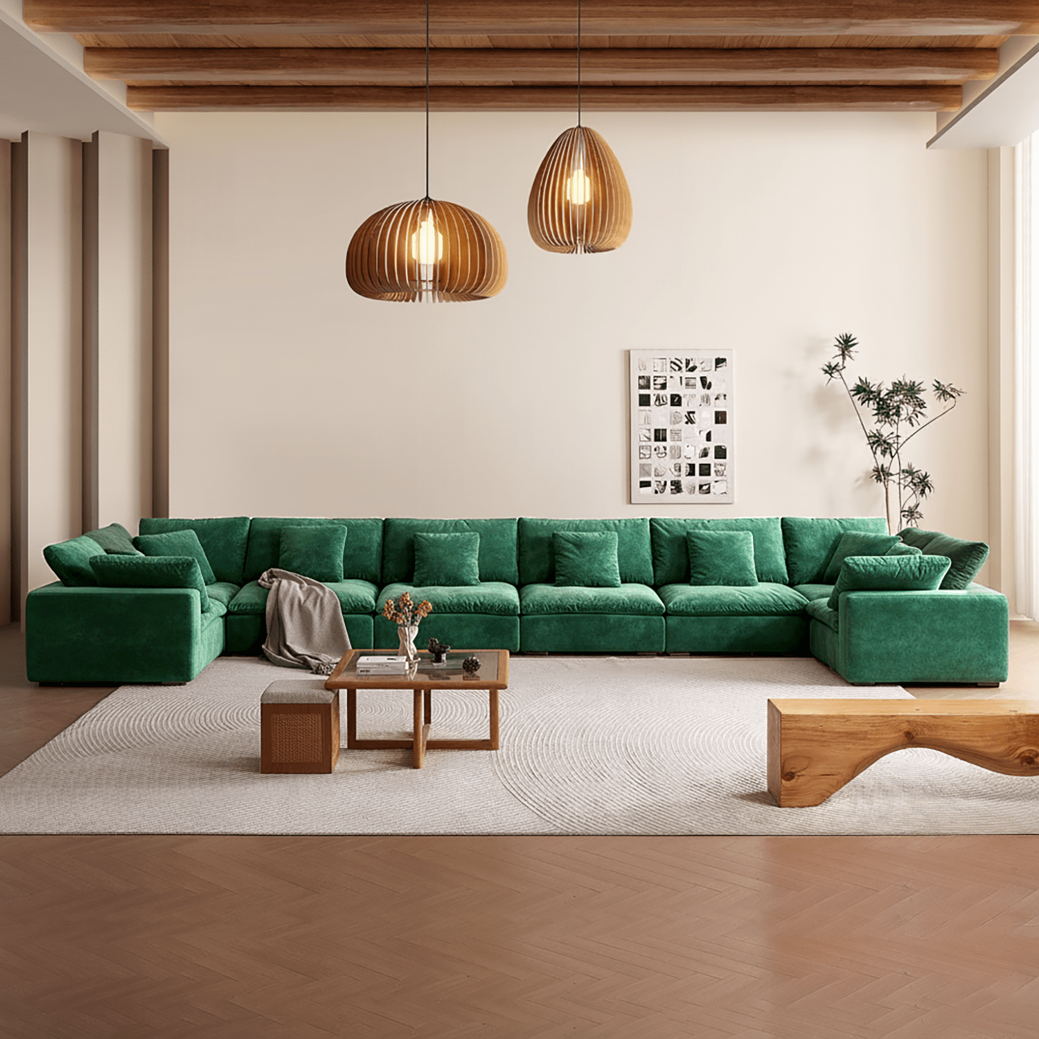 sectional - Tivoli Cloud U Closed Sectional - MC - Mario Capasa