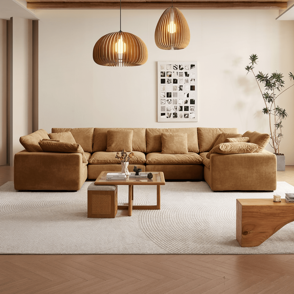 sectional - Tivoli Cloud U Closed Sectional - MC - Mario Capasa