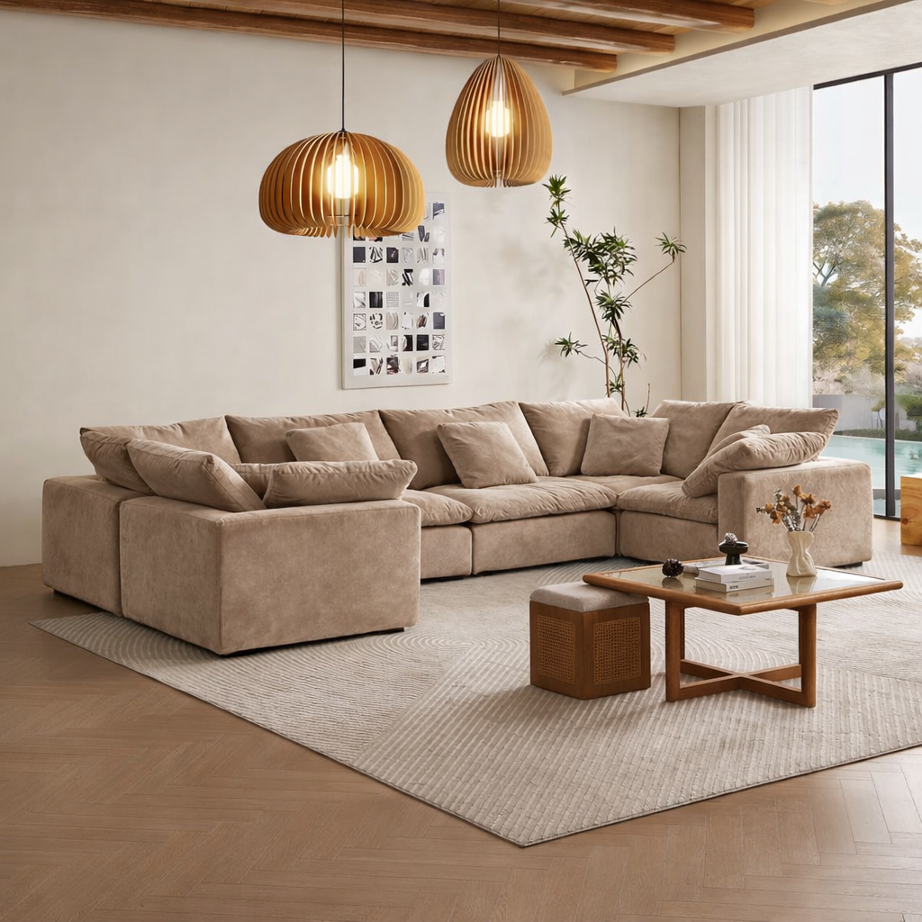 sectional - Tivoli Cloud U Closed Sectional - MC - Mario Capasa