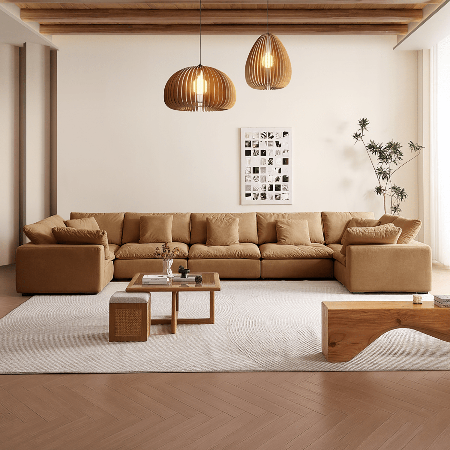 sectional - Tivoli Cloud U Closed Sectional - MC - Mario Capasa