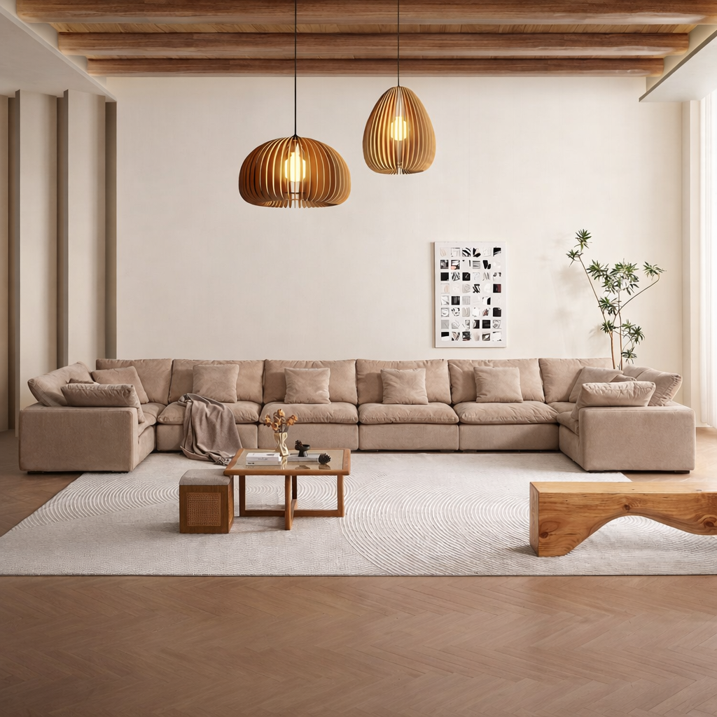 sectional - Tivoli Cloud U Closed Sectional - MC - Mario Capasa