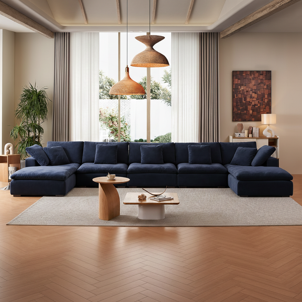 sectional - Tivoli Cloud U Sectional - MC - Mario Capasa